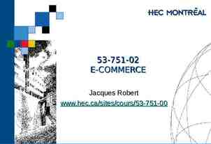 Photo of 53-751-02 E-COMMERCE Jacques Robert hec.ca/sites/cours/53-751-00