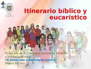 Photo of Itinerario bíblico y eucarístico Primer año de la Catequesis Familiar